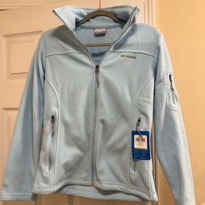 Women’s Columbia Jacket Light Blue Brand New With Tags Size Small Fleece